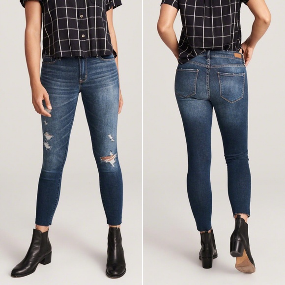 Abercrombie & Fitch Denim - Abercrombie and Fitch Distressed Ankle Jeans